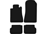 Tappetini In Velluto Per Mercedes Cl W140 (1991-1998, Coupé) Neri, Set 4 Pz, Con Fissaggi
