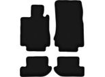 Tappetini In Velluto Per Mercedes Cl W215 (1999-2006, Coupé) Neri, Set 4 Pz, Con Fissaggi