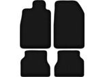 Tappetini In Velluto Per Citroen Xm (1989-2000, Familiare, Station Wagon, Berlina, Hatchback, Liftback) Neri, Set 4 Pz, Con Fissaggi