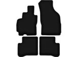 Tappetini In Velluto Per Hyundai Atos (1997-2008, Hatchback) Neri, Set 4 Pz, Con Fissaggi