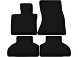 Tappetini In Velluto Per Bmw X5 F15 (2013-, Suv) Neri, Set 4 Pz, Con Fissaggi