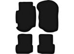 Tappetini In Velluto Per Ford Escort MK7 (1995-2002, Hatchback, Station Wagon) Neri, Set 4 Pz, Con Fissaggi