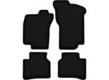 Tappetini In Velluto Per Lancia Delta Ii (1993-1999, Hatchback) Neri, Set 4 Pz, Con Fissaggi
