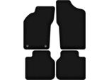 Tappetini In Velluto Per Alfa Romeo 155 (1995-1999, Berlina) Neri, Set 4 Pz, Con Fissaggi