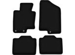 Tappetini In Velluto Per Kia Optima Iii Tf (2010-2015, Berlina) Neri, Set 4 Pz, Con Fissaggi