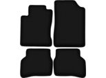 Tappetini In Velluto Per Mazda MX-3 (1991-1998, Coupé) Neri, Set 4 Pz, Con Fissaggi