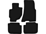 Tappetini In Velluto Per Honda CR-V I (1995-2001, Suv) Neri, Set 4 Pz, Con Fissaggi