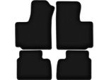 Tappetini In Velluto Per Fiat Doblo I (2000-2009, Furgoncino) Neri, Set 4 Pz, Con Fissaggi