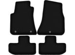 Tappetini In Velluto Per Dodge Challenger Iii (2008-, Coupé) Neri, Set 4 Pz, Con Fissaggi