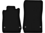 Tappetini In Velluto Per Mercedes Slk R171 (2004-2011, Coupé) Neri, Set 2 Pz, Con Fissaggi