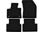 Tappetini In Velluto Per Citroen C5 Aircross (2019-, Crossover) Neri, Set 4 Pz, Con Fissaggi