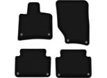 Tappetini In Velluto Per Audi Q7 I 4L (2005-2015, Suv) Neri, Set 5 Pz, Con Fissaggi
