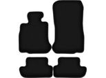 Tappetini In Velluto Per Bmw 6 F13 (2011-2018, Coupé) Neri, Set 4 Pz, Con Fissaggi