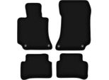 Tappetini In Velluto Per Mercedes E W212 (2009-2016, Berlina, Station Wagon, Coupé) Neri, Set 4 Pz, Con Fissaggi