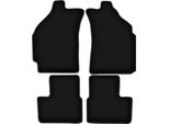 Tappetini In Velluto Per Chevrolet Matiz (2004-2009, Hatchback) Neri, Set 4 Pz, Con Fissaggi