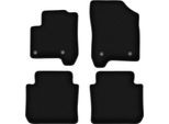Tappetini In Velluto Per Citroen C3 Picasso (2008-2017, Minivan) Neri, Set 4 Pz, Con Fissaggi