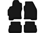 Tappetini In Velluto Per Ford Mondeo MK2 (1996-2000, Station Wagon, Berlina, Liftback, Hatchback) Neri, Set 4 Pz, Con Fissaggi