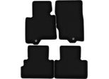 Tappetini In Velluto Per Infiniti QX70 (2008-2017, Suv) Neri, Set 4 Pz, Con Fissaggi