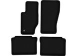 Tappetini In Velluto Per Jeep Grand Cherokee Iii Wk (2005-2010, Fuoristrada) Neri, Set 4 Pz, Con Fissaggi