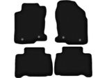 Tappetini In Velluto Per Lexus Nx 200T (2014-, Crossover) Neri, Set 4 Pz, Con Fissaggi