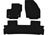 Tappetini In Velluto Per Ford S-MAX MK1 (2012-2015, Minivan) Neri, Set 4 Pz, Con Fissaggi