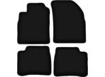 Tappetini In Velluto Per Hyundai Sonata Iii (1999-2005, Berlina) Neri, Set 4 Pz, Con Fissaggi