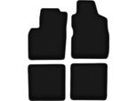Tappetini In Velluto Per Fiat Panda Ii (2002-2010, Hatchback) Neri, Set 4 Pz, Con Fissaggi