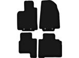 Tappetini In Velluto Per Mazda CX-9 I (2006-2015, Suv) Neri, Set 4 Pz, Con Fissaggi
