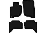 Tappetini In Velluto Per Mitsubishi L200 V (2015-, Fuoristrada) Neri, Set 4 Pz, Con Fissaggi
