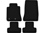 Tappetini In Velluto Per Ford Mustang MK6 (2014-, Coupé) Neri, Set 4 Pz, Con Fissaggi