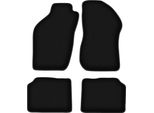 Tappetini In Velluto Per Alfa Romeo 145 (1994-2001, Hatchback) Neri, Set 4 Pz, Con Fissaggi