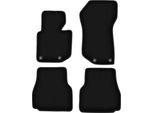 Tappetini In Velluto Per Bmw 3 E36 (1993-2001, Cabriolet) Neri, Set 4 Pz, Con Fissaggi