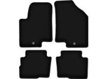 Tappetini In Velluto Per Kia Soul I (2009-2013, Crossover) Neri, Set 4 Pz, Con Fissaggi