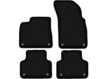 Tappetini In Velluto Per Audi Q7 Ii (2016-, Suv) Neri, Set 4 Pz, Con Fissaggi