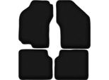 Tappetini In Velluto Per Fiat Bravo (1995-2001, Hatchback) Neri, Set 4 Pz, Con Fissaggi