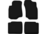 Tappetini In Velluto Per Mitsubishi Lancer Vii (2003-2008, Station Wagon, Berlina) Neri, Set 4 Pz, Con Fissaggi