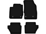 Tappetini In Velluto Per Mazda 2 Ii (2007-2015, Hatchback) Neri, Set 4 Pz, Con Fissaggi