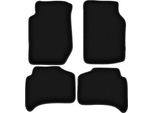 Tappetini In Velluto Per Kia Sportage I (1995-2004, Suv) Neri, Set 4 Pz, Con Fissaggi