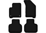 Tappetini In Velluto Per Fiat Freemont (2011-2016, Crossover) Neri, Set 4 Pz, Con Fissaggi