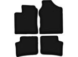 Tappetini In Velluto Per Daihatsu Trevis (2006-2009, Hatchback) Neri, Set 4 Pz, Con Fissaggi