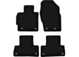 Tappetini In Velluto Per Mazda CX-7 (2009-2012, Suv) Neri, Set 4 Pz, Con Fissaggi