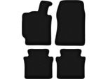Tappetini In Velluto Per Lancia Thesis (2001-2009, Berlina) Neri, Set 4 Pz, Con Fissaggi