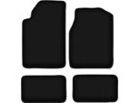 Tappetini In Velluto Per Chrysler 300M (1998-2004, Berlina) Neri, Set 4 Pz, Con Fissaggi