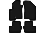 Tappetini In Velluto Per Jeep Compass MK49 (2007-2017, Suv) Neri, Set 4 Pz, Con Fissaggi