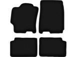 Tappetini In Velluto Per Mazda 323 Bj (1998-2003, Berlina, Hatchback, Familiare, Station Wagon) Neri, Set 4 Pz, Con Fissaggi