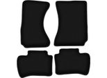 Tappetini In Velluto Per Daihatsu Terios I (1997-2005, Suv) Neri, Set 4 Pz, Con Fissaggi