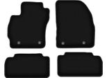 Tappetini In Velluto Per Mazda Premacy Iii (2010-, Minivan) Neri, Set 4 Pz, Con Fissaggi