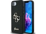 Etui Guess Fixed Glitter Big 4G Do Iphone 16E Czarny