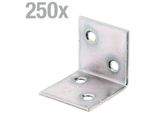Alberts 847524 Staffa Ad Angolo Largo, Zincata Sendzimir, 30 X 30 X 30 Mm, Set Da 250