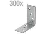 Alberts 846428 Connettore Angolare, Zincato Sendzimir, 40 X 40 X 20 Mm, Set Da 300